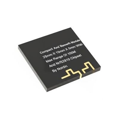 Compacto e poderoso módulo Bluetooth 25mm X 15mm X 5mm com alcance máximo de 100M e Nrf52810 Chipset By Nordic