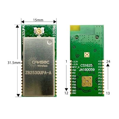 Módulo ZB2530UPA-A do SI CC2530 Zigbee