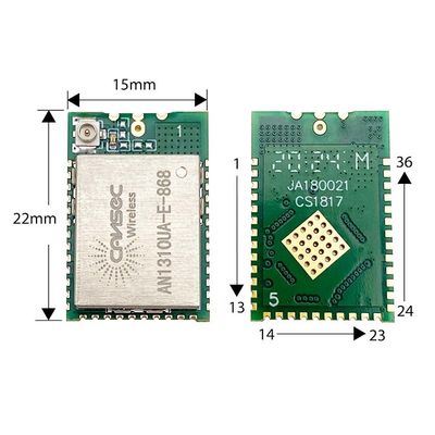 Módulo secundário do módulo 13dBm Texas Instruments CC1310 do gigahertz de AN1310UA-E
