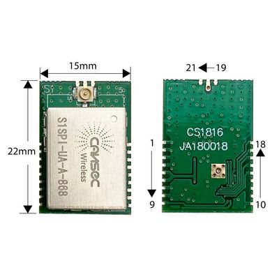 Módulo secundário 14dBm do gigahertz de S1SPI-UA-A 1uA com chipset do ST Spirit-1